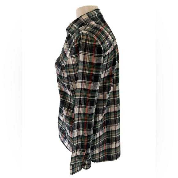 Madewell Plaid Boyfriend Button-Up Shirt-Size Small - Picture 4 of 6